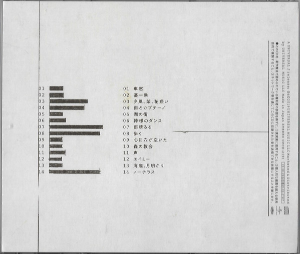back cover of Yorushika's album エルマ